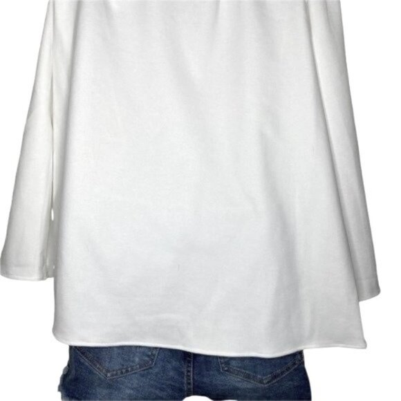 Tuckernuck | NWT White Miranda Off the Shoulder Long Sleeve Blouse Size XS - Picture 10 of 11